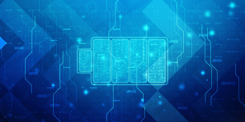 Graphic of a battery.