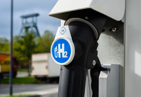 Rendering of a clean hydrogen fuel pump
