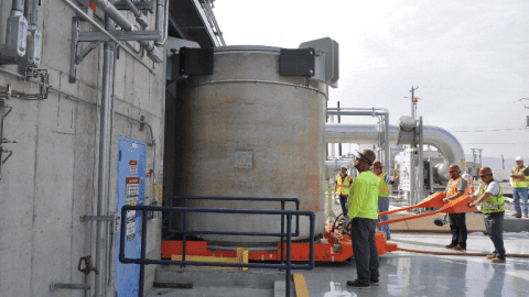 Rotating images of the Hanford Site
