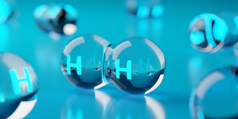 Rendering of clean hydrogen