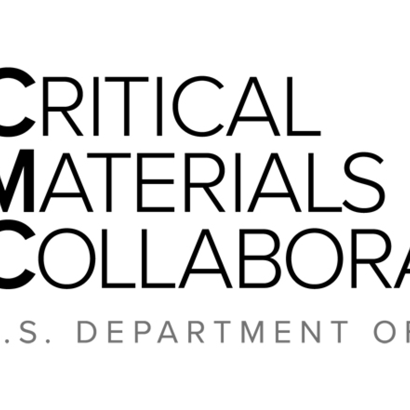 Logo for the U.S. Department of Energy's Critical Materials Collaborative