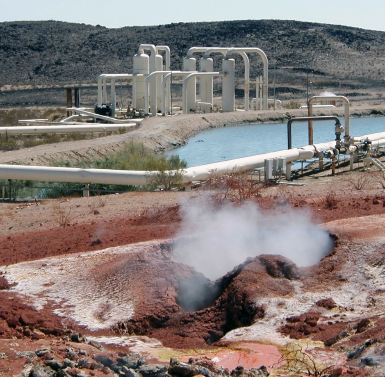 picture of a geothermal power plant