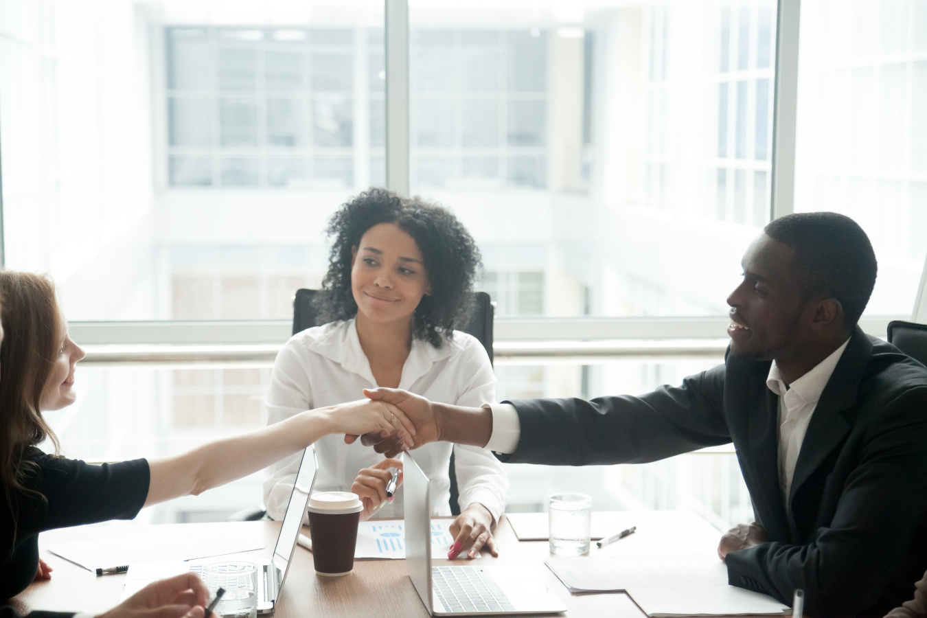 Small business in conference room