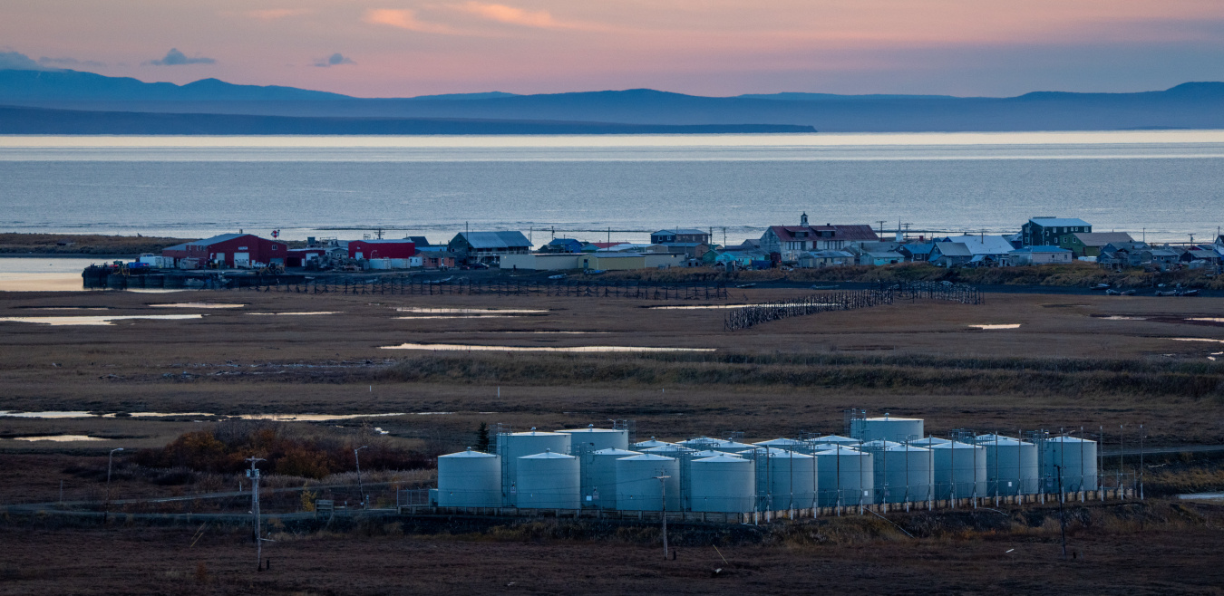 A microgrid in the small Alaskan village of Unalakleet.