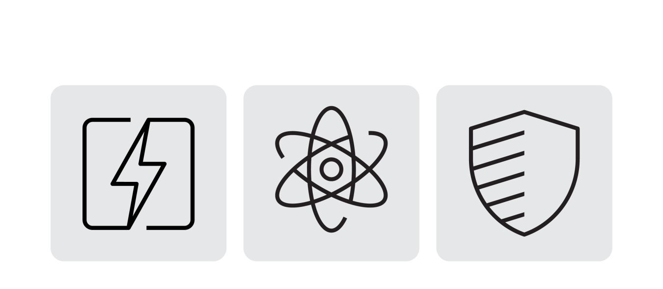 three pillar icons