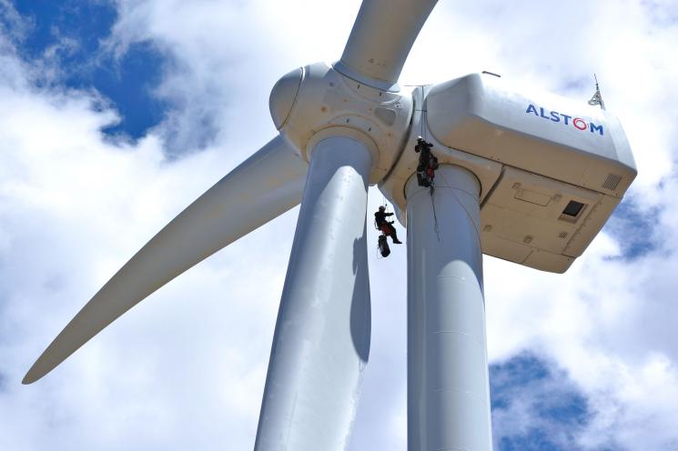 Jonathan Wiley and Eric Kuntzelman rappel more than 300 feet off the ground from a 3 megawatt wind turbine at the National Wind Technology Center (NWTC) near Boulder, CO. The Energy Department has made significant investments in wind testing facilities like the NWTC. By supporting the testing and validation of newly developed technologies, we are working to reduce costs for manufacturers, speed deployment of next generation technologies, and promote the growth of American companies. To learn more, check out our blog <a href="http://energy.gov/articles/blades-glory-wind-technology-bringing-us-closer-clean-energy-future" target="_blank">Blades of Glory: Wind Technology Bringing Us Closer to a Clean Energy Future</a> | Image: Dennis Schroeder Jonathan Wiley and Eric Kuntzelman rappel more than 300 feet off the ground from a 3 megawatt wind turbine at the National Wind Technology Center (NWTC) near Boulder, CO. The Energy Department has made significant investments in wind testing facilities like the NWTC. By supporting the testing and validation of newly developed technologies, we are working to reduce costs for manufacturers, speed deployment of next generation technologies, and promote the growth of American companies. To learn more, check out our blog <a href="http://energy.gov/articles/blades-glory-wind-technology-bringing-us-closer-clean-energy-future" target="_blank">Blades of Glory: Wind Technology Bringing Us Closer to a Clean Energy Future</a> | Image: Dennis Schroeder