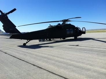 Franco flew aboard the Blackhawk, shown, based at the Army Aviation Support Facility in Santa Fe as part of a N.M. ESGR orientation initiative. The national ESGR seeks to develop and promote a culture in which all American employers support and value the military service of their employees. Franco flew aboard the Blackhawk, shown, based at the Army Aviation Support Facility in Santa Fe as part of a N.M. ESGR orientation initiative. The national ESGR seeks to develop and promote a culture in which all American employers support and value the military service of their employees.