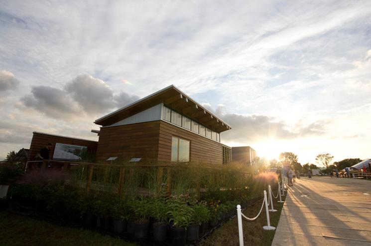 The University of Maryland's “WaterShed” won the 2011 Solar Decathlon. The school from College Park, Maryland competed against 18 other collegiate teams to build an aesthetically pleasing, architecturally innovative and well-engineered energy efficient living space that generates its energy from solar power. | Courtesy of University of Maryland Solar Decathlon Team The University of Maryland's “WaterShed” won the 2011 Solar Decathlon. The school from College Park, Maryland competed against 18 other collegiate teams to build an aesthetically pleasing, architecturally innovative and well-engineered energy efficient living space that generates its energy from solar power. | Courtesy of University of Maryland Solar Decathlon Team