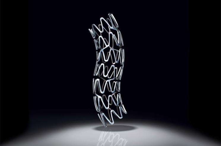 Researchers from the National Energy Technology Laboratory have received national recognition for developing a new metal alloy that has dramatically improved coronary stents used in patients with heart problems. Coronary stents made from the award-winning platinum-chromium (PtCr) alloy are more flexible and conformable than traditional stents. The improved stents are manufactured by Boston Scientific. | Photo courtesy of Boston Scientific Corporation. Researchers from the National Energy Technology Laboratory have received national recognition for developing a new metal alloy that has dramatically improved coronary stents used in patients with heart problems. Coronary stents made from the award-winning platinum-chromium (PtCr) alloy are more flexible and conformable than traditional stents. The improved stents are manufactured by Boston Scientific. | Photo courtesy of Boston Scientific Corporation.