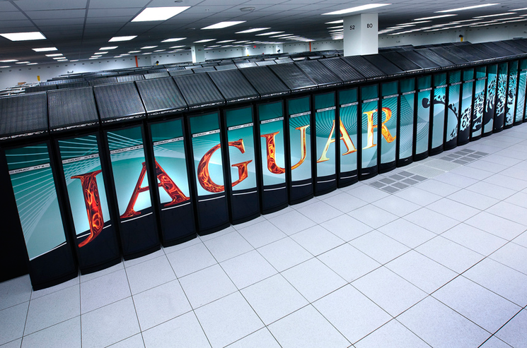 Supercomputers like this petascale computer, Jaguar, at Oak Ridge National Laboratory are helping researchers build and experiment with next-generation nuclear reactors. Jaguar powers the virtual reactor at the Consortium for Advanced Simulation of Light Water Reactors (CASL). | Photo courtesy of Oak Ridge National Lab. Supercomputers like this petascale computer, Jaguar, at Oak Ridge National Laboratory are helping researchers build and experiment with next-generation nuclear reactors. Jaguar powers the virtual reactor at the Consortium for Advanced Simulation of Light Water Reactors (CASL). | Photo courtesy of Oak Ridge National Lab.