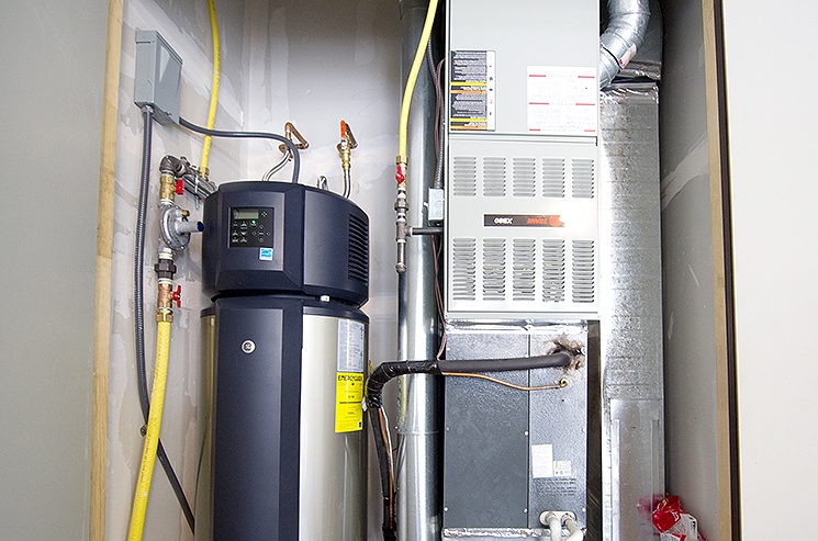 An efficient heater can save money and energy while keeping you warmer. | Photo by Dennis Schroeder, NREL 20288. An efficient heater can save money and energy while keeping you warmer. | Photo by Dennis Schroeder, NREL 20288.