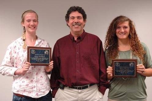 McMaster, left, and Sakalla were presented plaques by Dave Adler, DOE-EM liason to ORSSAB, in recognition for their service to ORSSAB. McMaster, left, and Sakalla were presented plaques by Dave Adler, DOE-EM liason to ORSSAB, in recognition for their service to ORSSAB.