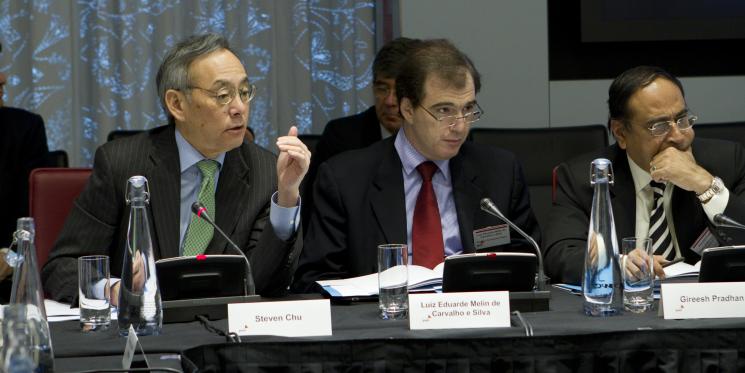 Energy Department Secretary Steven Chu in London for the Clean Energy Ministerial. | Photo courtesy Sustainable Energy for All. Energy Department Secretary Steven Chu in London for the Clean Energy Ministerial. | Photo courtesy Sustainable Energy for All.