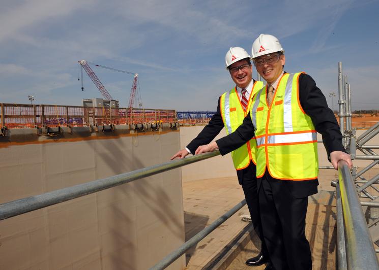 Secretary Chu traveled to Waynesboro, Georgia, to visit the Vogtle nuclear power plant, the site of what will be the first new nuclear reactors to be built in the United States in three decades. | Image credit: Southern Company. Secretary Chu traveled to Waynesboro, Georgia, to visit the Vogtle nuclear power plant, the site of what will be the first new nuclear reactors to be built in the United States in three decades. | Image credit: Southern Company.