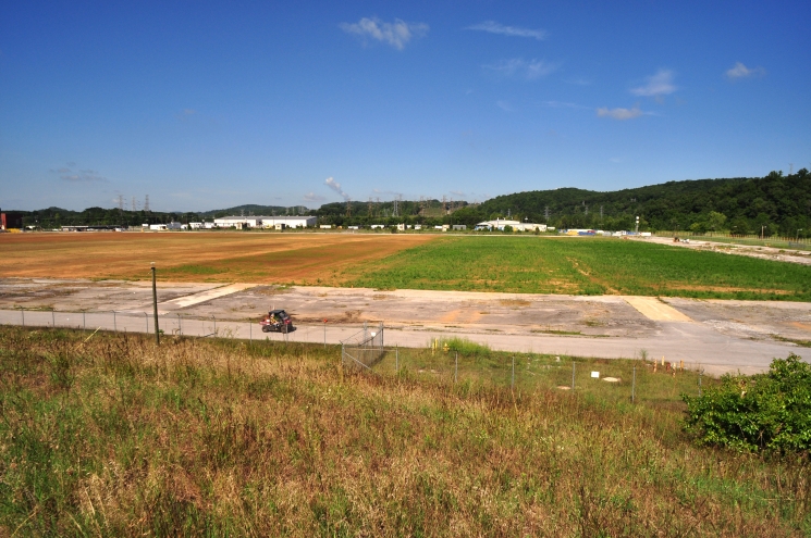 AFTER: This photo shows the site of Building K-33 following completion of the demolition project. AFTER: This photo shows the site of Building K-33 following completion of the demolition project.