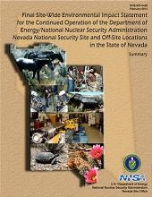 DOE Issues Final Site-Wide Environmental Impact Statement for the Nevada National Security Site
