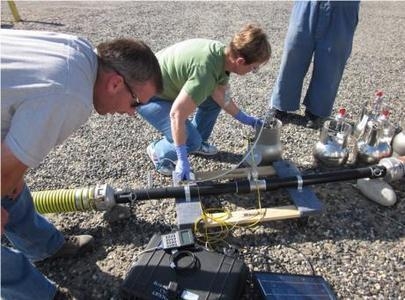 Data collection takes place during a field demonstration at the Hanford site as a case study of the analysis approach. Data collection takes place during a field demonstration at the Hanford site as a case study of the analysis approach.