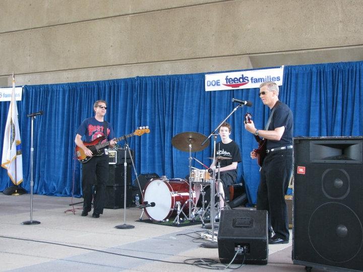 Deputy Secretary Daniel Poneman and his band "Yellow Cake" at last year's Feds Feed Families event. | Energy Department photo