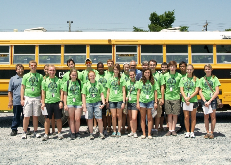 Kentucky Governor’s Scholars pose before boarding a bus during their Paducah site visit this summer. Kentucky Governor’s Scholars pose before boarding a bus during their Paducah site visit this summer.