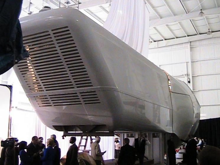 Large-scale wind turbine at Merrill Technologies Large-scale wind turbine at Merrill Technologies