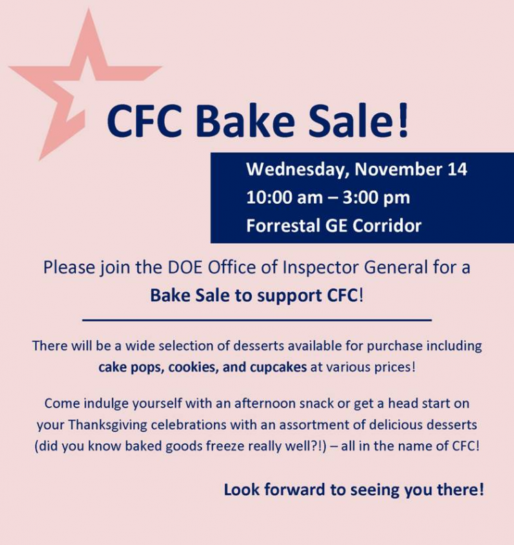 OIG Bake Sale