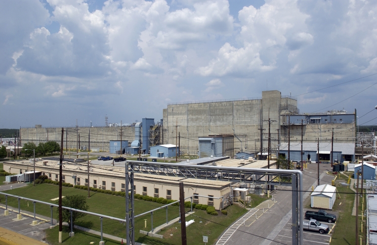 H Canyon, above, and HB-Line are scheduled to soon begin dissolving and purifying plutonium currently stored at the Savannah River Site to demonstrate the capability to produce oxide material that meets the Mixed Oxide Facility (MOX) feedstock specifications. The production process at MOX, which is now under construction, will eventually create fuel pellets for U.S. commercial reactor fuel assemblies. H Canyon, above, and HB-Line are scheduled to soon begin dissolving and purifying plutonium currently stored at the Savannah River Site to demonstrate the capability to produce oxide material that meets the Mixed Oxide Facility (MOX) feedstock specifications. The production process at MOX, which is now under construction, will eventually create fuel pellets for U.S. commercial reactor fuel assemblies.
