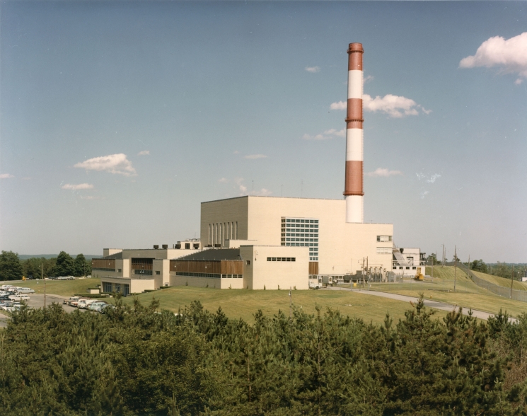 Pictured here is the Brookhaven Graphite Research Reactor, where major decommissioning milestones were recently reached after the remaining radioactive materials from the facility’s bioshield were shipped to a licensed offsite disposal facility. Pictured here is the Brookhaven Graphite Research Reactor, where major decommissioning milestones were recently reached after the remaining radioactive materials from the facility’s bioshield were shipped to a licensed offsite disposal facility.
