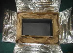 Our homemade solar oven. | Courtesy of Moon Choe Our homemade solar oven. | Courtesy of Moon Choe