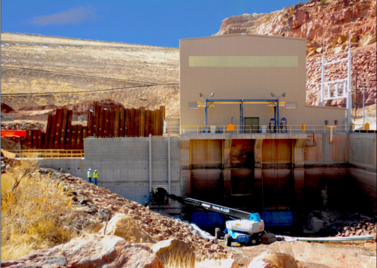Abiquiu Facility’s new powerhouse | Photo Courtesy of Los Alamos County Abiquiu Facility’s new powerhouse | Photo Courtesy of Los Alamos County