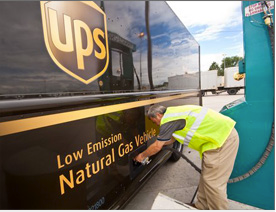 UPS began incorporating alternative fuels and advanced vehicles into its fleet in the late 1980s. Today, the company operates nearly 2,000 vehicles that run on electricity, compressed natural gas, and other alternative fuels. UPS began incorporating alternative fuels and advanced vehicles into its fleet in the late 1980s. Today, the company operates nearly 2,000 vehicles that run on electricity, compressed natural gas, and other alternative fuels.
