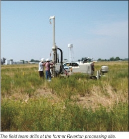 LM Conducts Groundwater and Soil Investigation at Riverton, Wyoming, in Response to 2010 Flood LM Conducts Groundwater and Soil Investigation at Riverton, Wyoming, in Response to 2010 Flood