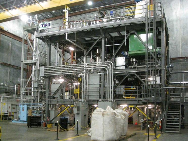 ThermoChem Recovery International's process demonstration unit -- where wood waste and forest residue is converted into renewable fuel. | Courtesy of TRI. 