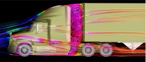 BMI corporation, of South Carolina, is using the Jaguar super computer at Oak Ridge National Laboratory to do complex pre-visualization and develop products to increase fuel efficiency for the trucking industry. | Department of Energy Photo | Courtesy of Oak Ridge National Laboratory | Public Domain BMI corporation, of South Carolina, is using the Jaguar super computer at Oak Ridge National Laboratory to do complex pre-visualization and develop products to increase fuel efficiency for the trucking industry. | Department of Energy Photo | Courtesy of Oak Ridge National Laboratory | Public Domain