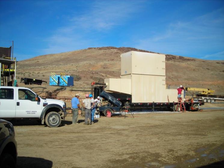Set up at the Neal Hot Springs project | Photo Courtesy of the Department of Energy Loans Program Office Set up at the Neal Hot Springs project | Photo Courtesy of the Department of Energy Loans Program Office