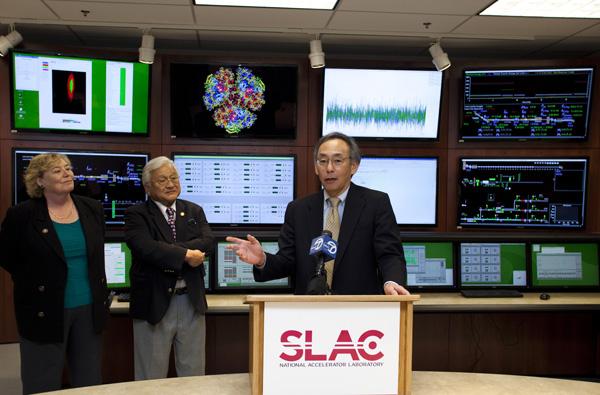 The World's First Free-Electron X-ray Laser The World's First Free-Electron X-ray Laser