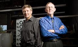 Jared, left, and Bob Potter founded Potter Drilling in 2004. The company has received financial backing from Google.org to develop innovative geothermal technologies. | Photo courtesy of Potter Drilling | Jared, left, and Bob Potter founded Potter Drilling in 2004. The company has received financial backing from Google.org to develop innovative geothermal technologies. | Photo courtesy of Potter Drilling |