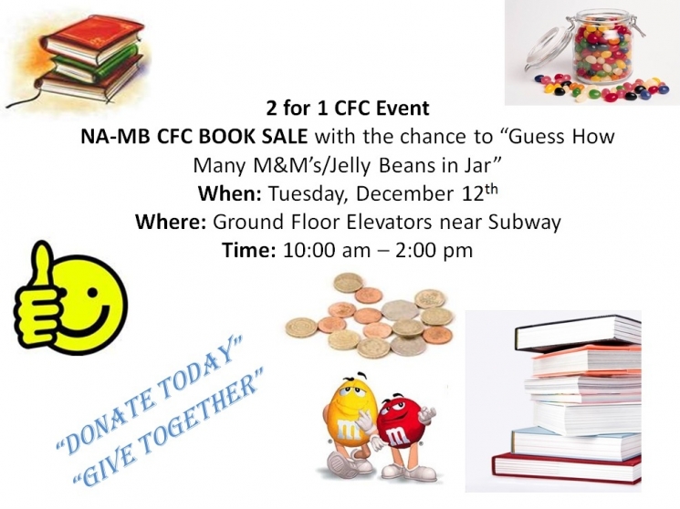 CFC Book Sale and M&M/Jelly Bean Jar CFC Book Sale and M&M/Jelly Bean Jar