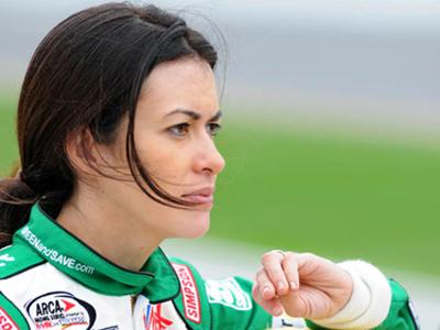 Leilani Münter adopts an acre of rainforest for every race she drives in. | Photo courtesy of Phil Cavali Leilani Münter adopts an acre of rainforest for every race she drives in. | Photo courtesy of Phil Cavali