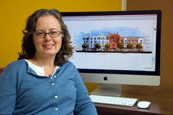 Cindy Regnier, low-energy building designer Cindy Regnier, low-energy building designer