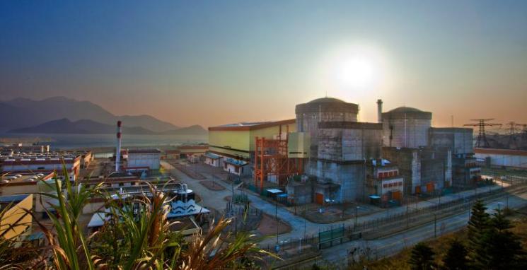 Nuclear power plants like the twin Daya Bay reactors, yield large amounts of electron antineutrinos -- millions of quadrillions of them every second. | Photo Courtesy of Roy Kaltschmidt, Lawrence Berkeley National Laboratory Nuclear power plants like the twin Daya Bay reactors, yield large amounts of electron antineutrinos -- millions of quadrillions of them every second. | Photo Courtesy of Roy Kaltschmidt, Lawrence Berkeley National Laboratory
