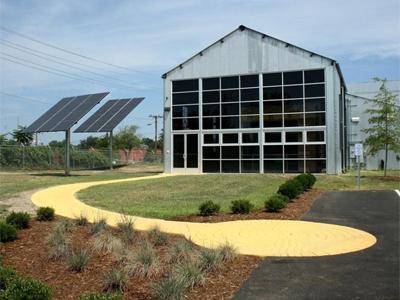 Richmond and Chesapeake Bay Railway Car Barn will serve as an example of green building in the community. | Photo by Julie Wescott Weissend Richmond and Chesapeake Bay Railway Car Barn will serve as an example of green building in the community. | Photo by Julie Wescott Weissend