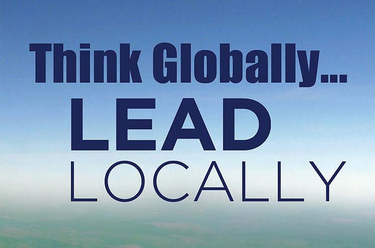 This year's theme for Energy Action Month is "Think Globally ... Lead Locally." | Image courtesy of the Energy Department. This year's theme for Energy Action Month is "Think Globally ... Lead Locally." | Image courtesy of the Energy Department.