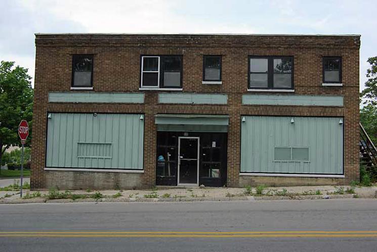 This 1930s grocery store is currently under renovation by the Green & Main initiative. When complete in Spring 2012, the previously abandoned building will be LEED Platinum certified and feature a green roof and 54 original windows retrofitted to achieve high energy efficiency standards. | Photo courtesy of Green & Main. This 1930s grocery store is currently under renovation by the Green & Main initiative. When complete in Spring 2012, the previously abandoned building will be LEED Platinum certified and feature a green roof and 54 original windows retrofitted to achieve high energy efficiency standards. | Photo courtesy of Green & Main.