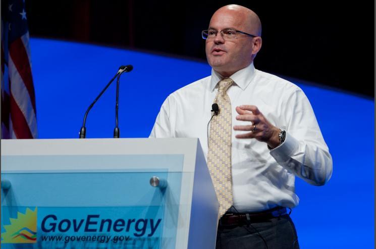 FEMP Program Manager Timothy Unruh addresses the GovEnergy 2011 crowd.
