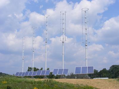 Genoa Township, Mich., installed five wind/solar hybrid units that will supply up to 20 percent of the township hall’s electrical needs. | Photo Courtesy of Genoa Township Genoa Township, Mich., installed five wind/solar hybrid units that will supply up to 20 percent of the township hall’s electrical needs. | Photo Courtesy of Genoa Township