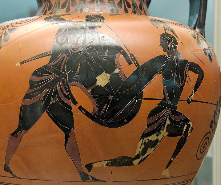 An Attic black-figured amphora, currently in the British Museum, of the type that will be studied at SLAC. | Photo by Marie-Lan Nguyen, Courtesy of SLAC National Accelerator Laboratory An Attic black-figured amphora, currently in the British Museum, of the type that will be studied at SLAC. | Photo by Marie-Lan Nguyen, Courtesy of SLAC National Accelerator Laboratory