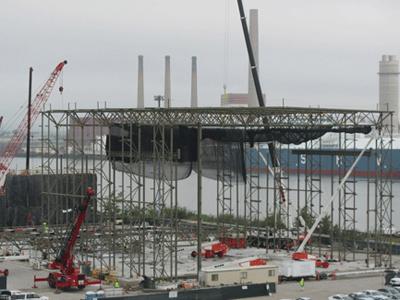 Boston's Wind Technology Testing Center, funded in part with Recovery Act funds, will be first in U.S. to test blades up to 300 feet long. | Photo Courtesy of Massachusetts Clean Energy Center Boston's Wind Technology Testing Center, funded in part with Recovery Act funds, will be first in U.S. to test blades up to 300 feet long. | Photo Courtesy of Massachusetts Clean Energy Center