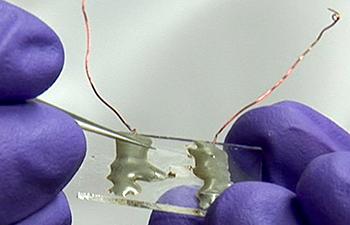 The sensor part of the device is about 2 millimeters in size | Courtesy of LLNL The sensor part of the device is about 2 millimeters in size | Courtesy of LLNL
