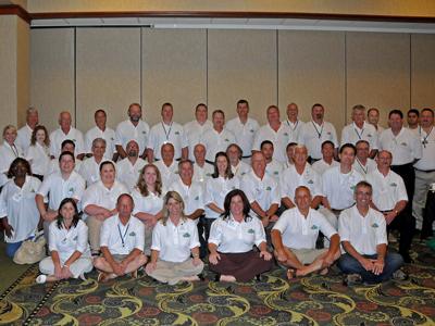 Kentucky's School Energy Managers pose for a photo during an orientation session. | Photo courtesy of Chris Wooten, Kentucky Pollution Prevention Center Kentucky's School Energy Managers pose for a photo during an orientation session. | Photo courtesy of Chris Wooten, Kentucky Pollution Prevention Center
