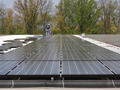 MetroTek installed a 620kW solar panel system at Buckman's Inc. in Pottstown, PA. The Recovery Act-funded project is expected to save the pool chemical business $5 million over the next 25 years. | Photo Courtesy of MetroTek Electrical Services MetroTek installed a 620kW solar panel system at Buckman's Inc. in Pottstown, PA. The Recovery Act-funded project is expected to save the pool chemical business $5 million over the next 25 years. | Photo Courtesy of MetroTek Electrical Services
